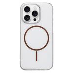 Per iPhone 12 Pro Max Custodia per telefono MagSafe sottile in PC trasparente e colorato (marrone)