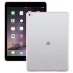 Custodia per tablet in acrilico trasparente ibrida in TPU colorato per iPad 9.7 2017/2018/Air 2 (rosa)