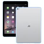 Custodia per tablet in acrilico trasparente ibrida in TPU colorato per iPad 9.7 2017/2018/Air 2 (blu ghiaccio)