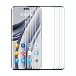 Per Honor X60 Pro / X9c 5 pezzi ENKAY Hat-Prince Pellicola in vetro temperato con colla laterale a copertura totale e piegatura a caldo