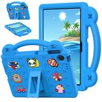 Per Lenovo Tab TB-311 / WIFI 10.1 2025 Custodia per tablet antiurto in EVA con supporto per bambini (azzurro cielo)