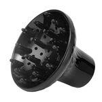 Diffusore per asciugacapelli, parrucchiere, copri asciugacapelli, grande cappuccio antivento (nero classico)