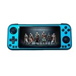 Console di gioco portatile CB408 con touch screen da 4,7 pollici, supporta WiFi Android 11 + sistema Linux 128G (blu)