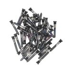 Per iPhone 16 Pro / 16 Pro Max 100 pezzi Viti per porta di ricarica (nero)