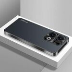 Per OPPO Reno13 Global AG Custodia per telefono in acrilico galvanico satinato (nero)