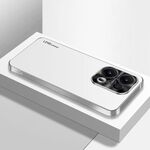 Per OPPO Reno13 Pro Global AG Custodia per telefono in acrilico galvanico satinato (argento bianco)