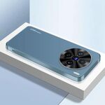 Per vivo X200 Pro mini AG Custodia per telefono in acrilico galvanico satinato (blu navy)