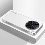Per vivo X200 Pro mini AG Custodia per telefono in acrilico galvanico satinato (argento bianco)