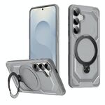 Per Samsung Galaxy S24 5G Custodia per telefono con supporto MagSafe satinato (grigio)
