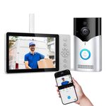 SriHome SH054-DH002 Sistema videocitofono wireless WiFi HD 4MP, spina: spina UE