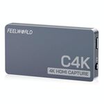 FEEWORLD C4K Video Capture 4K HDMI 60Hz In e Out USB-C Plug and Play per Streaming Gaming Videoconferenza