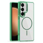 Per Samsung Galaxy S23 FE 5G Star Shield Thin Circle MagSafe Custodia per telefono (verde)