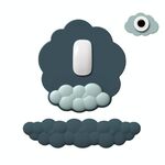3 pezzi / set Cloudy Gradient Memory Foam Silicone Mouse Pad e tastiera, stile: modello 8