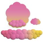 3 pezzi / set Cloudy Gradient Memory Foam Silicone Mouse Pad e tastiera, stile: modello 14