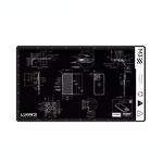 LUOWEI M3 27 pollici Cellulare Computer Riparazione Banco da lavoro Tappetino isolante termico Tappetino in silicone inodore resistente alle alte temperature