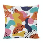Cuscino per divano stampato Color Paradise con stampa centrale su richiesta, dimensioni: 35x35 cm (velluto granulare Twill)
