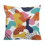 Cuscino per divano stampato Color Paradise con stampa centrale su richiesta, dimensioni: 45x45 cm (velluto di cristallo)