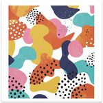 Color Paradise senza cornice EPSON Inkjet 320g Tela decorativa Stampa su richiesta, Dimensioni: 80x80cm