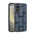 Per Samsung Galaxy S24 FE 5G ABEEL Beast Pattern 6D Micro-Embossed MagSafe Custodia per telefono in vera pelle (blu)