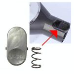 Per Dyson V6/DC Aspirapolvere Pulsante del contenitore della polvere con molla Parti di ricambio (grigio)