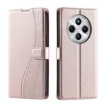 Per Redmi 14C 4G Voltage Custodia per telefono in pelle ultra sottile a pois (oro rosa)