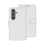 Per Samsung Galaxy S25 5G idewei Crazy Horse Texture Custodia in pelle per telefono (bianco)