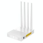 Router wireless WiFi 5 a doppia banda 2.4G/5G hoco HI31, 4 antenne, spina: spina UE (bianco)