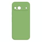 Per Google Pixel 9 Custodia per telefono in silicone liquido imitazione (verde matcha)