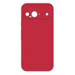 Per Google Pixel 9 Custodia per telefono in silicone liquido imitazione (rosso)