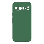 Per Google Pixel 9 Pro Custodia per telefono in silicone liquido imitazione (verde scuro)