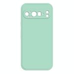 Per Google Pixel 9 Pro Custodia per telefono in silicone liquido imitazione (ciano chiaro)