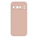 Per Google Pixel 9 Pro Custodia per telefono in silicone liquido imitazione (rosa)