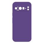 Per Google Pixel 9 Pro Custodia per telefono in silicone liquido imitazione (viola scuro)
