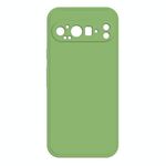 Per Google Pixel 9 Pro Custodia per telefono in silicone liquido imitazione (verde matcha)
