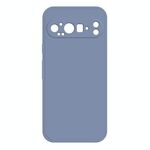 Per Google Pixel 9 Pro Custodia per telefono in silicone liquido imitazione (grigio)