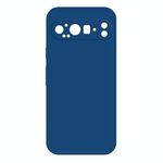 Per Google Pixel 9 Pro XL Custodia per telefono in silicone liquido imitazione (blu)