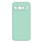 Per Google Pixel 9 Pro XL Custodia per telefono in silicone liquido imitazione (ciano chiaro)