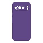 Per Google Pixel 9 Pro XL Custodia per telefono in silicone liquido imitazione (viola scuro)