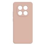 Per Redmi Note 14 Pro+ 5G Custodia per telefono in silicone liquido imitazione (rosa)