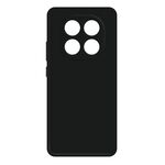 Per Redmi Note 14 Pro+ 5G Custodia per telefono in silicone liquido imitazione (nero)