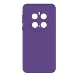 Custodia per telefono in silicone liquido imitazione per Honor Magic7 Pro (viola scuro)