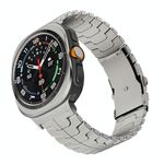 Per Samsung Galaxy Watch Ultra 47mm Cinturino in lega di titanio con fibbia di sicurezza divisa (titanio)