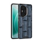 Custodia per telefono in vera pelle con motivo ABBEEL Beast 6D Micro-Embossed MagSafe per Honor 300 Ultra (blu)