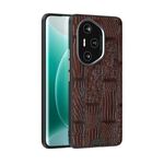 Per Honor 300 Pro ABEEL Beast Pattern 6D Custodia per telefono in vera pelle micro-goffrata (marrone)
