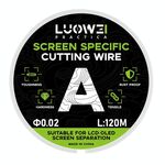 LUOWEI 120M Cell Phone LCD Screen Separation Line High Durezza Taglio Filo diamantato, Spec: A 0,02mm