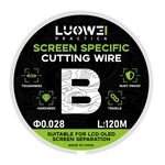 LUOWEI 120M Cell Phone LCD Screen Separation Line High Durezza Taglio Filo diamantato, Spec: B 0,028mm