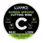 LUOWEI 120M Cell Phone LCD Screen Separation Line High Durezza Taglio Filo diamantato, Spec: C 0,03mm