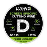 LUOWEI 120M Cell Phone LCD Screen Separation Line High Durezza Taglio Filo diamantato, Spec: D 0,035mm