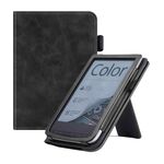 Per Pocketbook PB616 Custodia per tablet intelligente in pelle di vitello (nero)