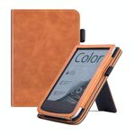 Per Pocketbook PB616 Custodia per tablet intelligente in pelle di vitello (marrone)